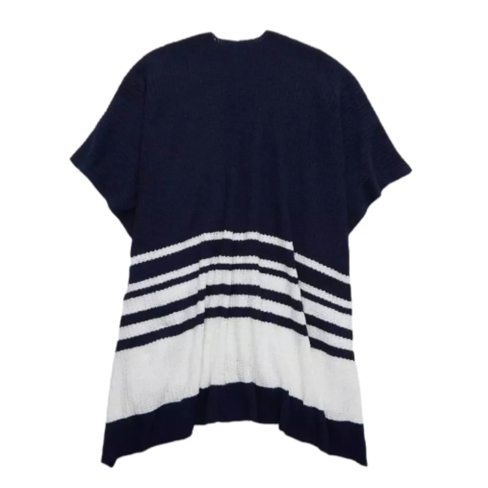 💟🍁 Nwt  Aerie Blue Stripe Cozy Cardigan Sz M - Picture 4 of 4